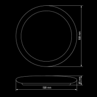 Світильник LED Biom SMART SML-R09-80 3000-6000K 80Вт з пультом